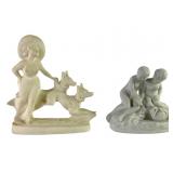 Bisque Figural Activities Statues