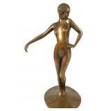 Bronze Nude Figural Statue
