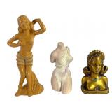 Figural Dancing Lady Statue +