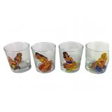 Pin Up Girl Old Fashioned Glasses