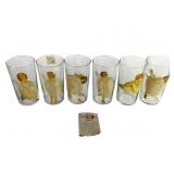 Artist Models Nude Figural Glasses