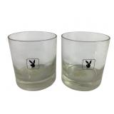 Playboy Bunny Old Fashioned Glasses