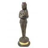 Bronze Fille Du Cirque Statuette After Renoir