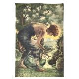Semi Nude At Spring Original Oil Painting