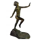 Bronze Art Deco Figural Statue