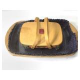 Longaberger Lidded Basket And Long Basket