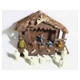 Nativity Scene w/ Wood Stable +