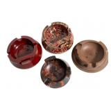 4 Bakelite Ashtrays