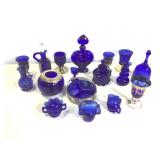 Cobalt Blue Candle Holders +