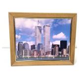 Framed Photograph World Trade Center