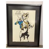 Lone Ranger Framed Poster "Hi-Yo Silver"
