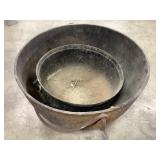 Huge Cast Iron Pot + Another