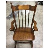 Child Size Wooden Rocking Chair