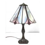 16" H Stained Glass Table Lamp Works
