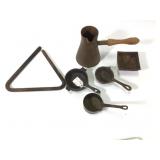 Cast Iron Eastern Gas Ashtray, Triangle Bell +