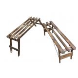 2 Early Wash Tub Stands