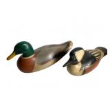 2 Wood Bundy & Co Duck Decoys