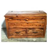 Solid Cedar Chest w/ Drawers