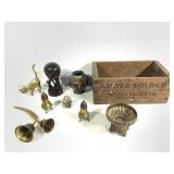 Double Bell And Brass Items +