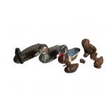 Hand Carved Wooden Ducks and Resin Figures