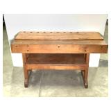 Solid Woodworking Bench/Table (Butcher Block Style