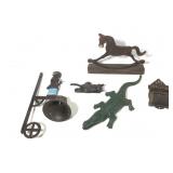 Cast Iron Toothpick Holder Bell Nutcracker+