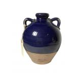 Hand Thrown 2 handle Jug Cobalt Rowe Pottery Work