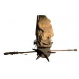 Antique Hand Cranked Seed Sower Spreader