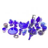 Dark Blue Glassware