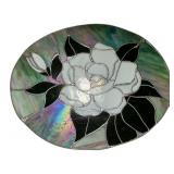 Stained Glass Rose Piece