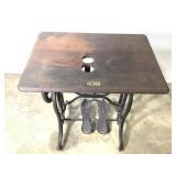 Antique W&W Treadle Sewing Machine Table