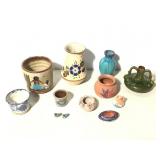 Ceramic Vases & Figures w Nesting