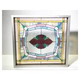 Stained Glass Window Panel in Alum Frame