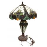 Stained Glass Parlor Table Lamp