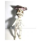 Hand Painted Paper Mache Skeleton