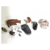 Carved Wood, Stone & Metal Decor Animals