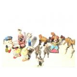 Various Media Figures w Machet, Resin, Aztec +