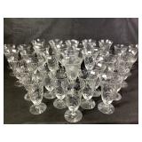 Cambridge Caprice Sundae & Wine Glasses