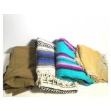 Woven Throw Rugs Wool Blanket