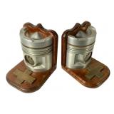 Cummings1942 Engine Piston 1975 Book Ends C Vogel