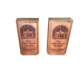 The Well House Society Wood Bookends