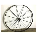 Antique Iron Wagon Wheel