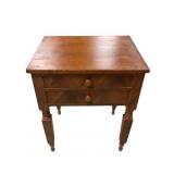 2 Dwr End Table (Multiple Wood Types)