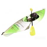 Perception Sport Kayak w/ Paddles Green and White