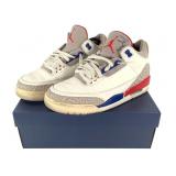 Air Jordan 3 Retro Red/Wht/Blu Mens Sz 10