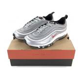 NOS Nike Air Max 97 OG Metallic Silver Sz 10