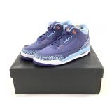 Air Jordan 3 Retro GG Dk Purple Dust Kids Sz 7.5Y
