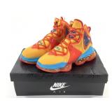 NIB Lebron XIX Org/Blu Mens Sz 10