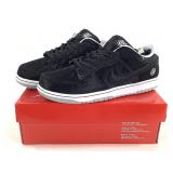 NOS Nike SB Dunk Low Pro OG QS Sz 10 Black / White