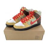 Nike SB Dunk High Pro ISO Topaz Gold / Red Mens 10